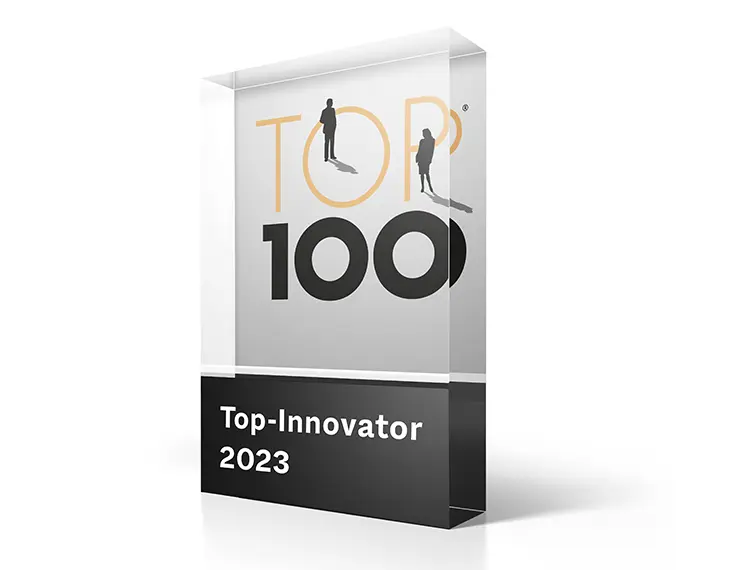TOP 100 Innovator Trophäe 2023
